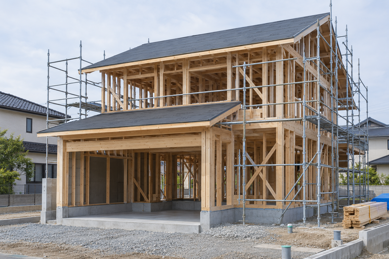 ガレージハウスの建築費はいくら？費用の目安と総予算の考え方